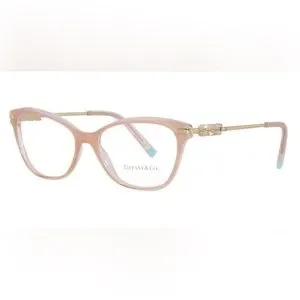 Tiffany & Co.  Eyeglasses Women\'s Milky Pink Gradient Full Rim 54 16 140 Tiffany & Co. | Accessories | Tiffany Co Eyeglasses Womens  main image 2